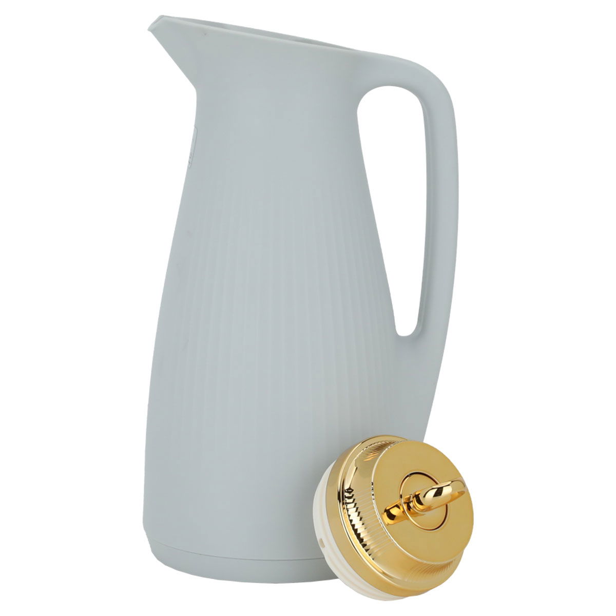 Timeless Manalthermos, 1 liter, glass inner container, plastic outer shell - light grey product image 3
