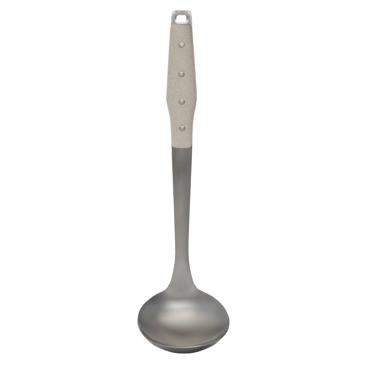 ملعقة غرف استيل السيف غاليري، يد بلاستيك - بيج product image