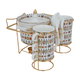 Al Saif Gallery porcelain soup set, 15 pieces, Asiri pattern - white product image 4