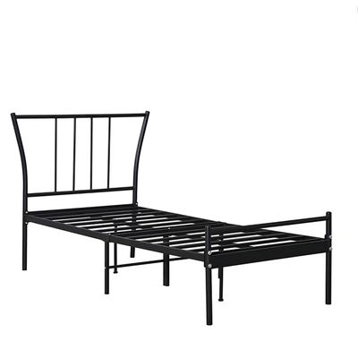 Iron bed, 35×90×190 cm - White product image 2