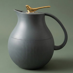 Al Saif Gallery Royal 6 Thermos, 950 ml, Glass Inner Material - Dark Grey product image