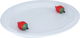 Al Saif Gallery Porcelain Serving Plate, 35.9 x 25.7 x 4.3 cm, Round - White product image 3