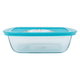 صينية فرن زجاج بغطاء بايركس، 23×15 سم، مستطيل، فرنسي - شفاف product image 2