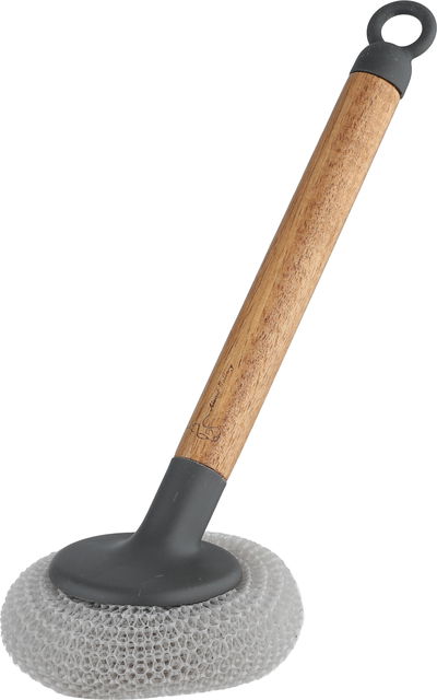 فرشاة تنظيف خشب السيف غاليري، 26x9.8 سم، يد خشبي - خشبي رمادي product image 3
