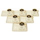 Al Saif Gallery Porcelain Arabic Coffee Cups Set, 12 Pieces - Gold Beige product image 2