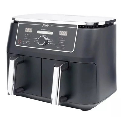 Ninja AF400ME Double Air Fryer, 2470W, 9.5L - Black product image 2