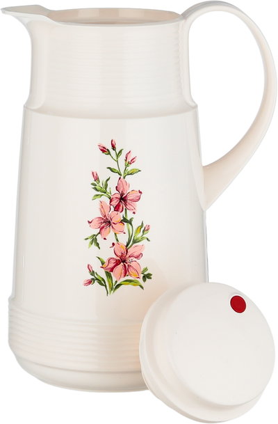 ترمس روتبونت، 1 لتر، حافظة داخلية زجاج، هيكل خارجي بلاستيك - كريمي product image 5