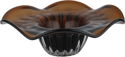 Al Saif Gallery Glass Dessert Plate, 24X24X8 Cm, Round - Brown product image 2