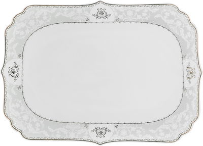 طقم سفرة بورسلان السيف غاليري، 65 قطعة، خطوط ذهبية - ابيض product image 17