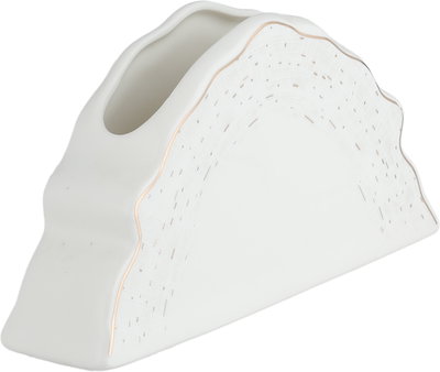 طقم تقديم سفرة بورسلان السيف غاليري، 65 قطعة - أبيض ذهبي product image 3