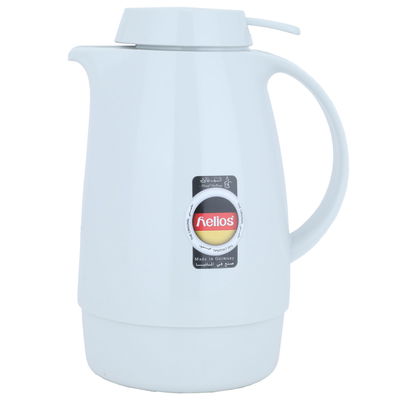 ترمس هيليوز، 1 لتر، حافظة داخلية زجاج حراري - ابيض product image 1