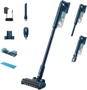 Philips XC5041/2 Series 2000 Cordless Vacuum Cleaner, Reusable Battery, 60 Minutes, LED, PowerCyclone 10 Technology - Dark Blue product image