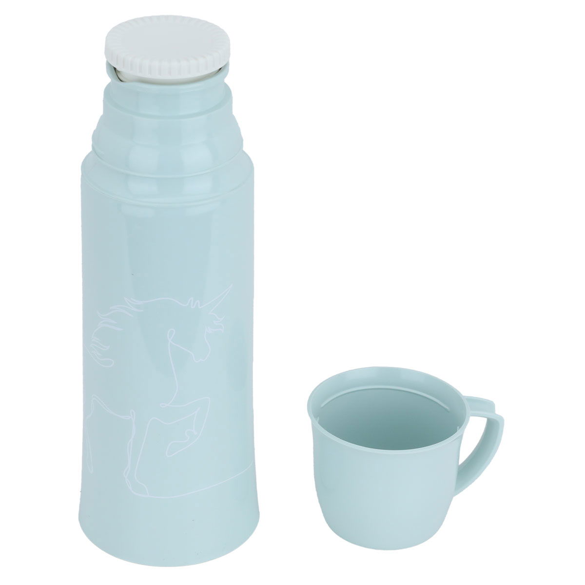 Helios thermos, 500 ml, glass inner container, plastic outer shell - light green product image 2