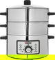 جهاز طبخ بالبخار استيل ديجيتال إديسون، 1600 واط، 1.5 لتر، 6 وظائف، SMS-30FJ - فضي product image 2