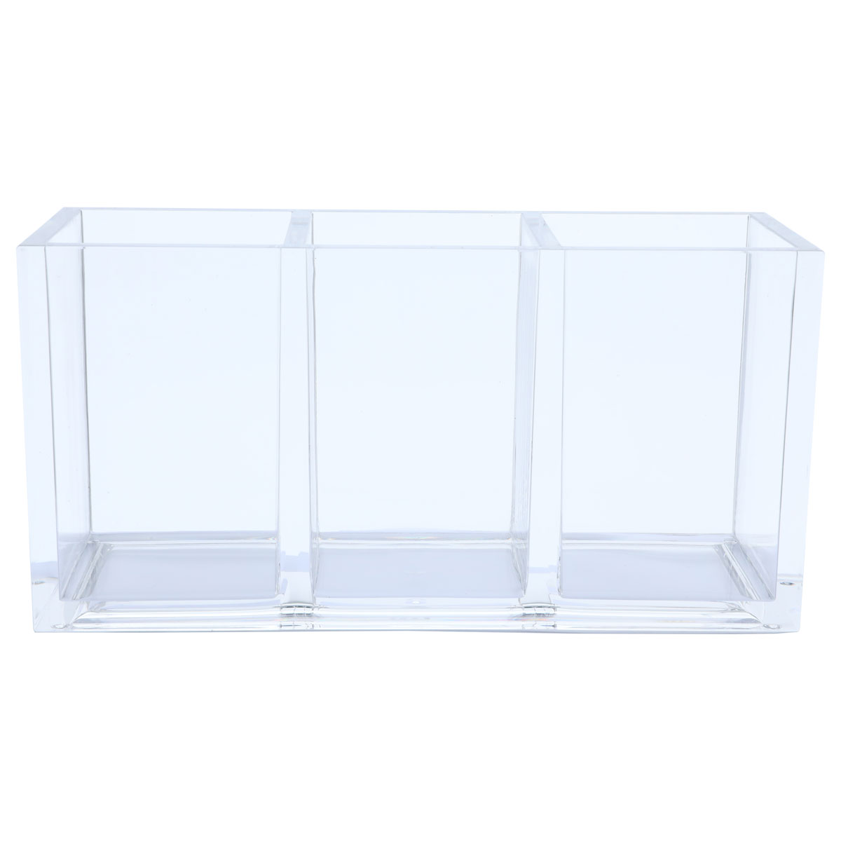 Al Saif Gallery Acrylic Organizing Box With Lid, 20 X 7.5 X 10 Cm, 3 Boxes - Clear product image 2