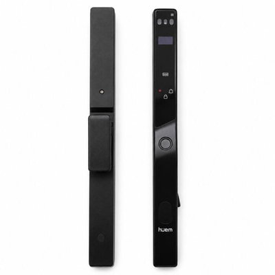 Hume Axon Smart Door Lock, IP56 Protection Rating, 2300 mAh, Up to 50 User Registration Capacity, OLED Display - Black product image 2