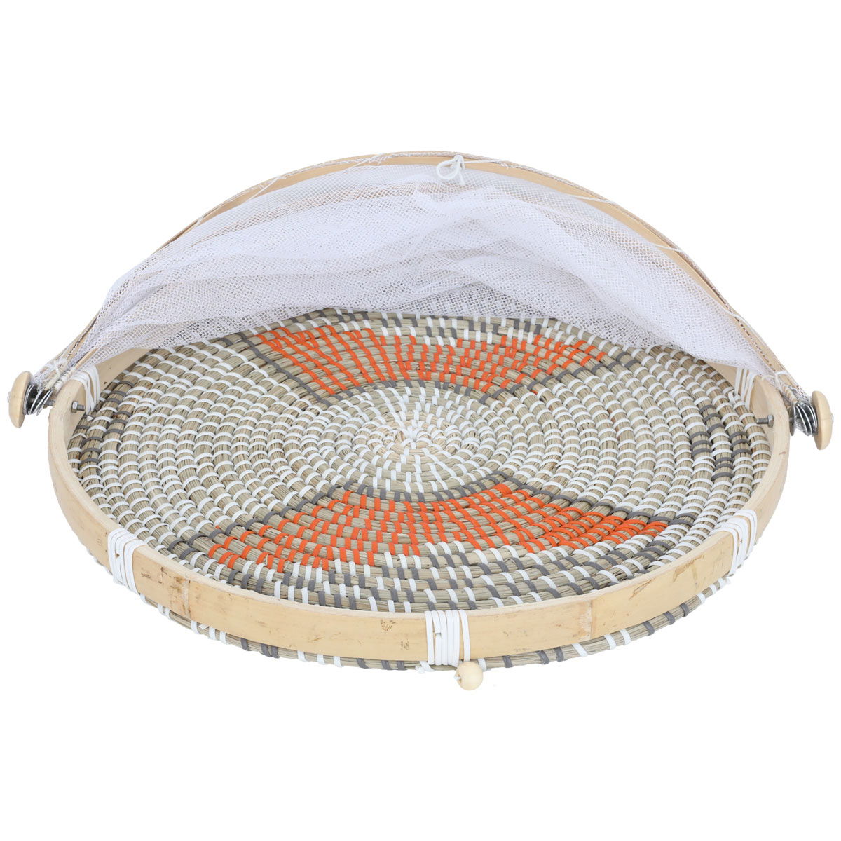 عياشة خوص السيف غاليري، 40×40×20 سم، دائري - متعدد الألوان product image 1