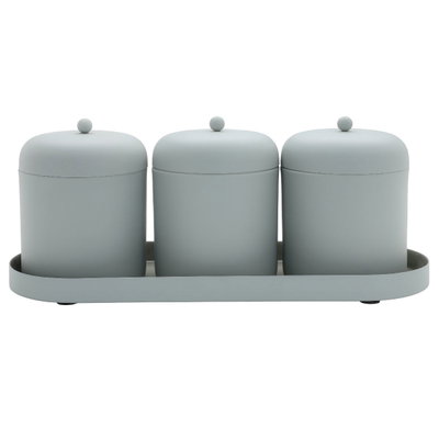 طقم علب مع طوفرية استيل السيف غاليري، 4 قطع - رمادي product image 2