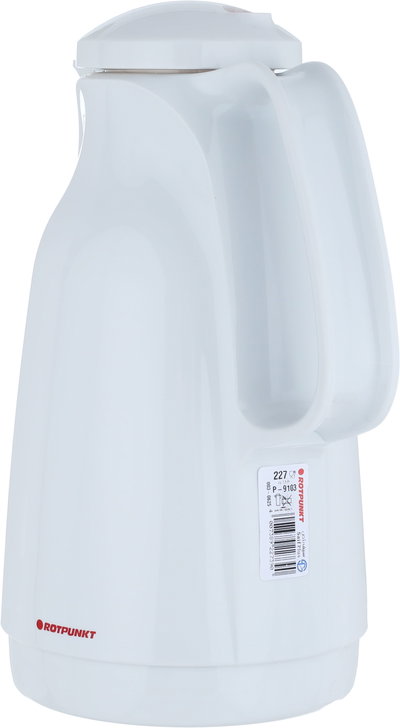 Rotpont thermos, 1.5 liters, glass inner container, plastic outer shell - white product image 5
