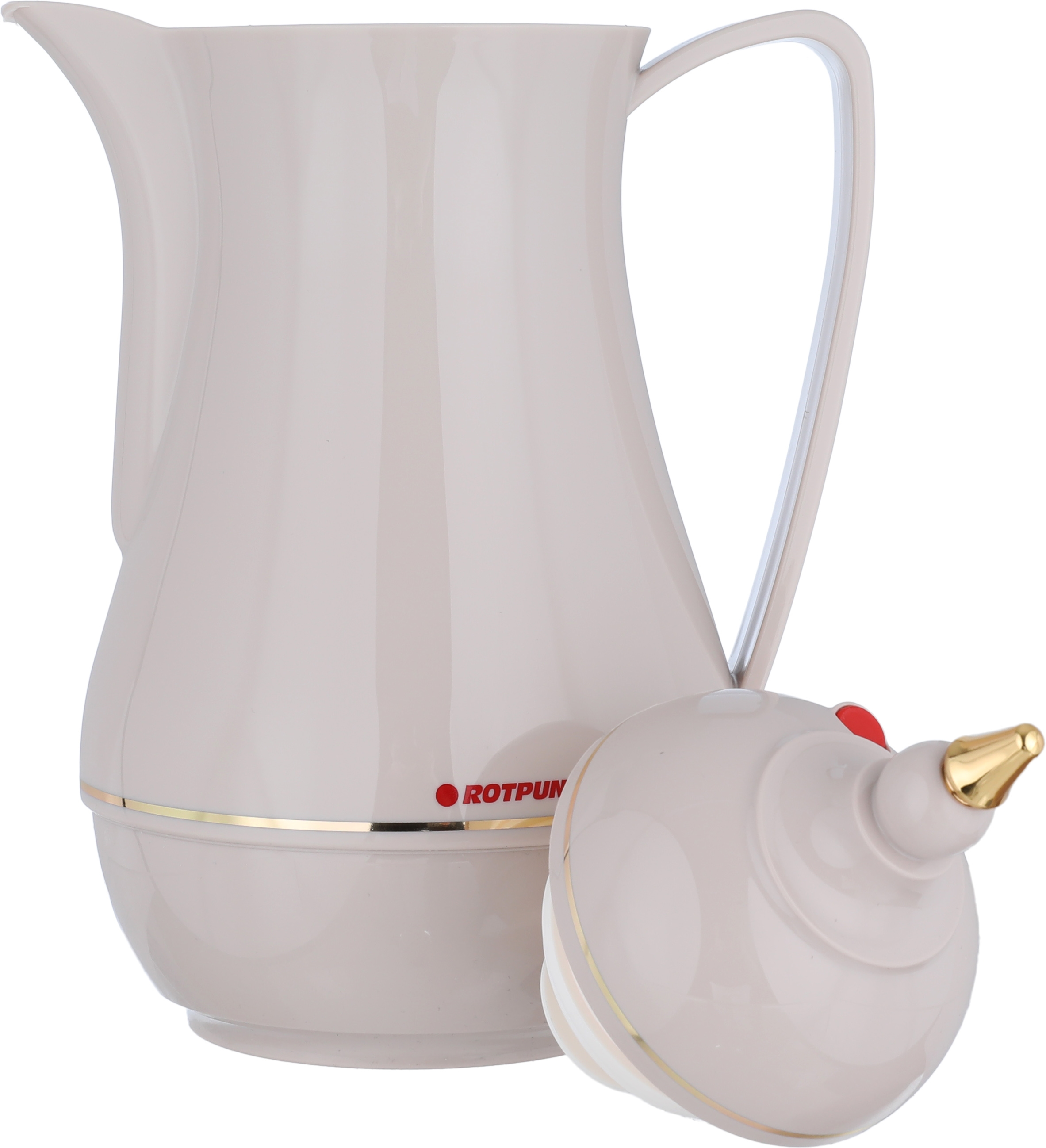 Rotpont thermos, 500 ml, glass inner container, plastic outer shell - cream product image 4