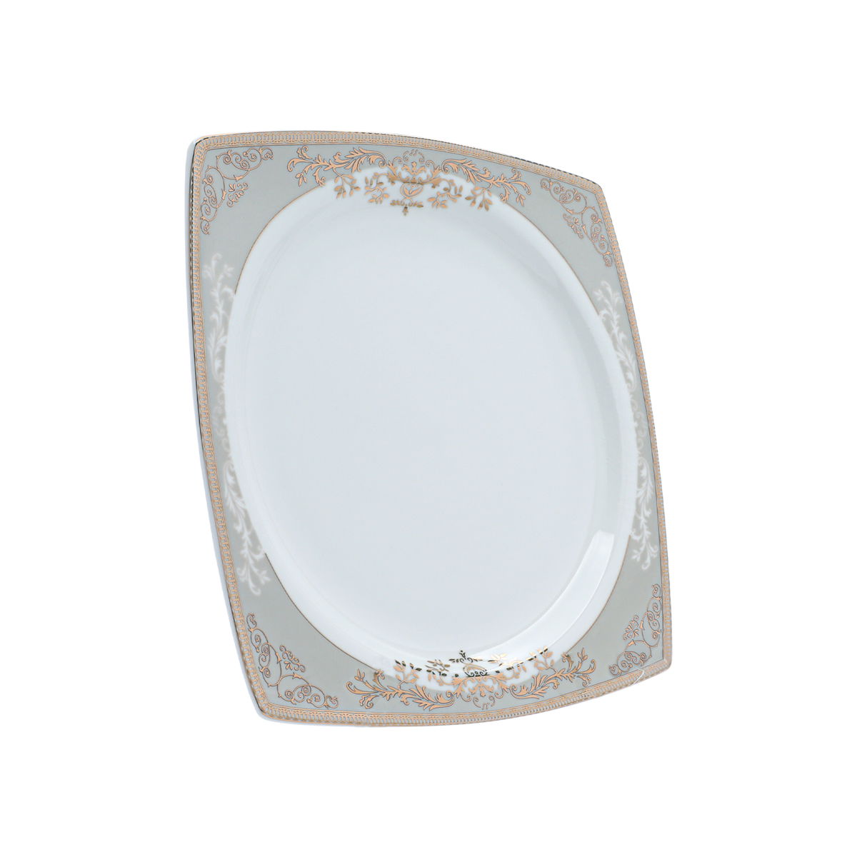 طقم سفرة بورسلان السيف غاليري، مربع، 86 قطعة - أبيض product image 7