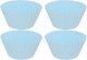 Al Saif Gallery Silicone Cupcake Molds, 4 Pieces, 8 x 8 x 3.8 cm - Blue product image 2