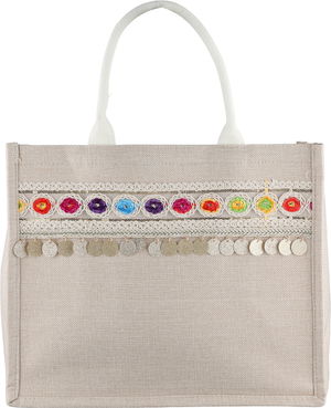 شنطة ترامس قماش السيف غاليري، 38×19×31 سم، مربع - متعدد الألوان product image