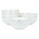 طقم سفرة جياد بورسلان السيف غاليري، 24 قطعة - أبيض product image 2