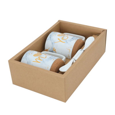 Al Saif Gallery Porcelain Mug Set, 2 Pieces, 300 ml - White product image 3