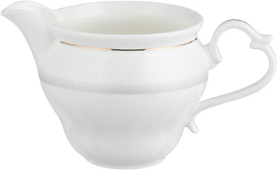 طقم تقديم سفرة بورسلان السيف غاليري، 166 قطعة - أبيض ذهبي product image 7