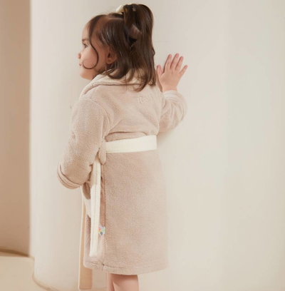 روب اطفال كورال فليس ريفي، 90×35 سم - بيج product image 16