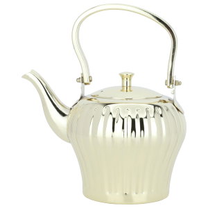 Alsaif Gallery Tuwaiq Steel Teapot, 2 Liter - Gold product image