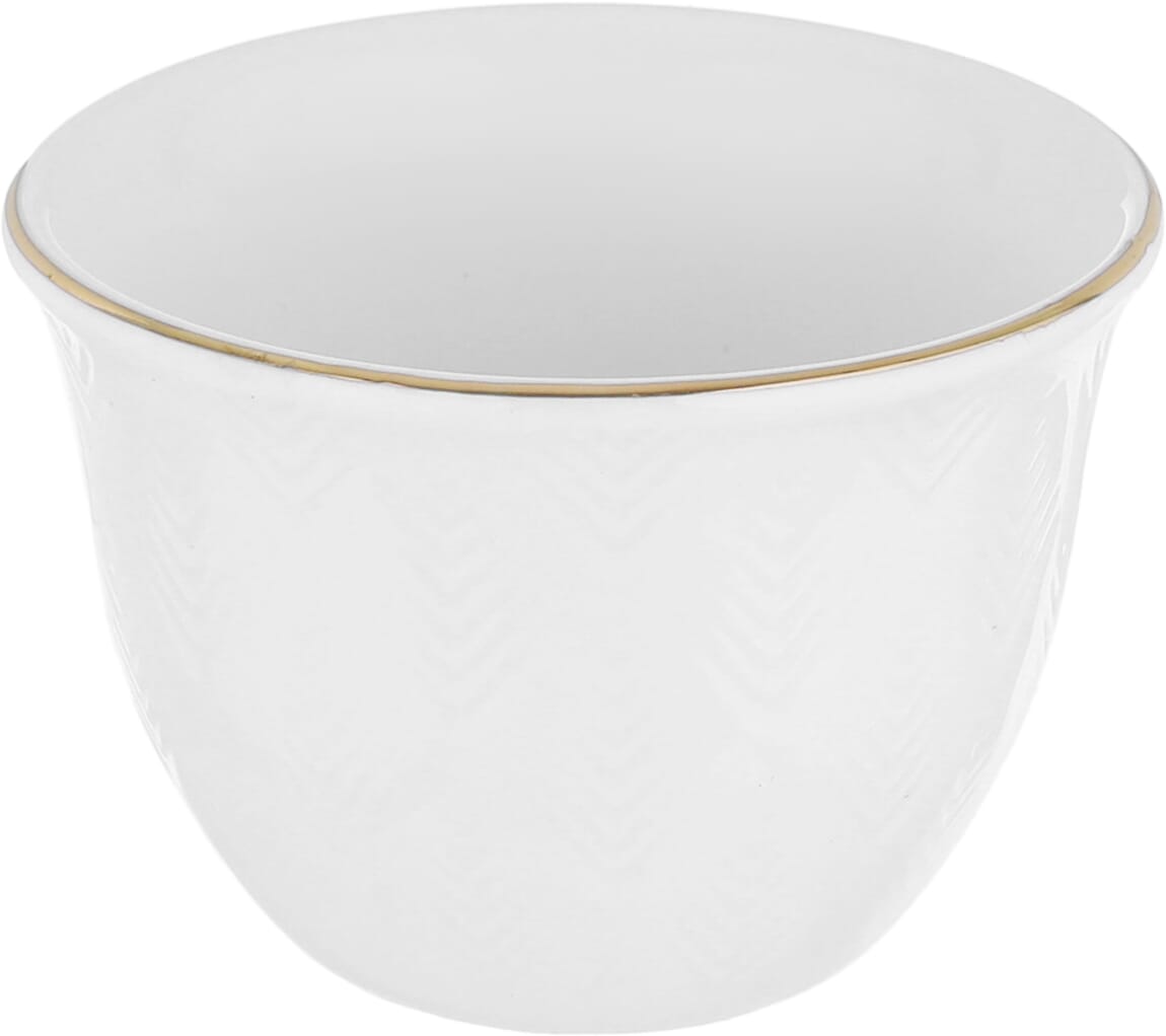 Al Saif Gallery Porcelain Arabic Coffee Cups Set, 12 Pieces - White product image 2