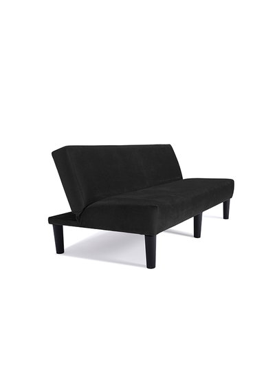 كنبة سرير خشب كندي باك كومفورت، 55×170×72 سم، قماش الجاكار - أسود product image 3