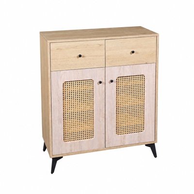 Modern MDF wooden buffet, 95×80×35 cm - Wooden product image 3