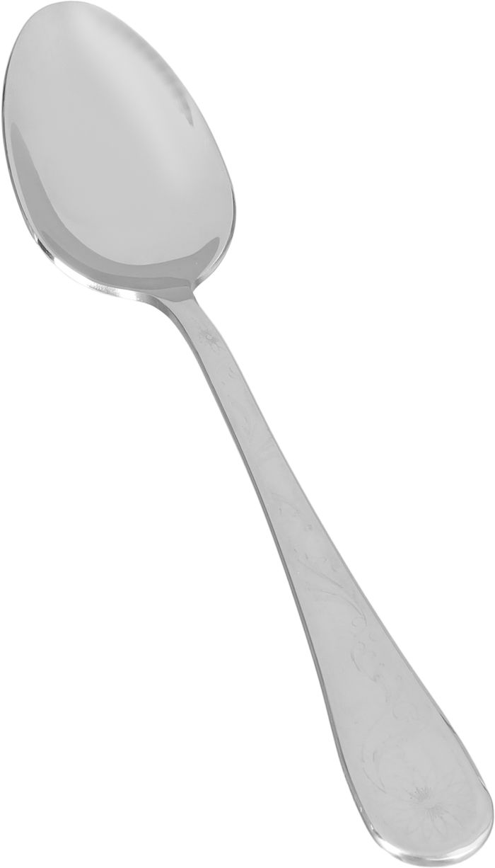 Al Saif Gallery Engraved Stainless Steel Dinner Spoon Set, 6 Pieces - Silver product image 2