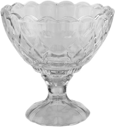 EXCELLENT HOUSEWARE Glass Serving Trays, 200ml, 3 Pieces - Clear product image 2