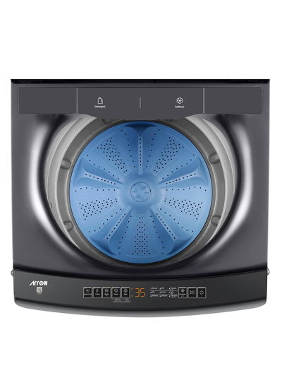 Arrow RO-15TLH Top-Loading Automatic Washing Machine, 14 kg, 9 Programs, 700 RPM, LED Display - Black product image 4
