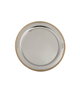 Alsaif Tofaria steel presentation, 40 x 40 x 2 cm, gold edges - silver product image 1