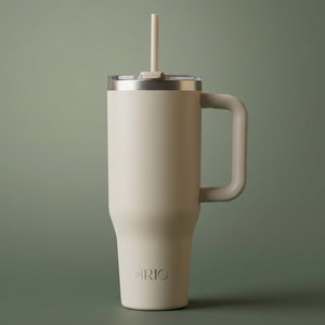 Brio Fuel Bottle Stainless Steel Thermal Mug, 1 Liter - Off White product image
