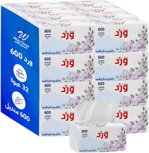 White Tissue Rose Pack, 32 Packs, 600 Tissues Each product image