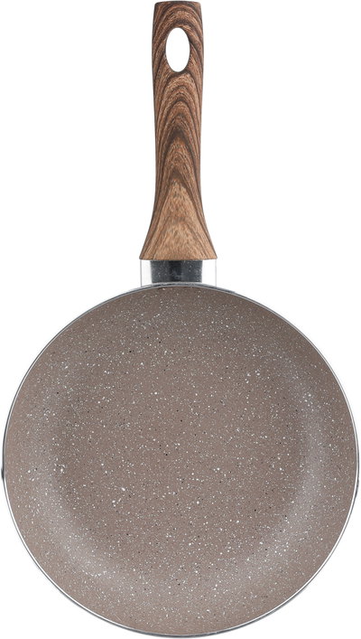 Rocky Granite Frying Pan, Wooden Handle, 24 Cm - Brown product image 4