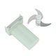 قطاعة ثوم بلاستيك، 9×9×6.2 سم، شحن - أخضر product image 5
