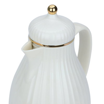 Elegance Savannah Thermos, 0.6L, Glass Inner Carrier, Plastic Outer Body - Beige product image 5
