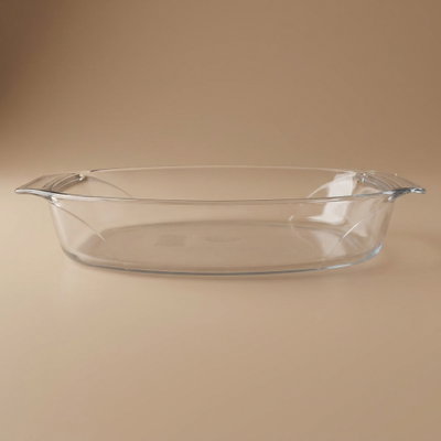 صينية فرن زجاج السيف غاليري، 39×27 سم، بيضاوي - شفاف product image 1
