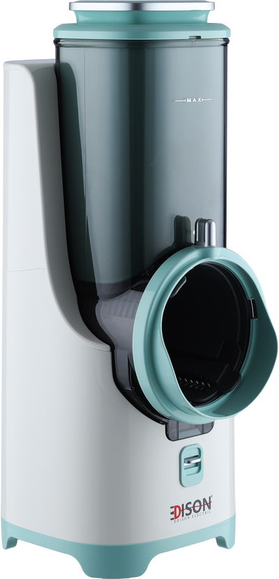 قطاعة خضروات إديسون، 80 واط، 7 شفرات تقطيع، شفرة خاصة للمربعات، MDQ3 - ابيض اخضر فاتح product image 5