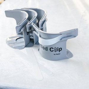 طقم مثبت شراشيف بلاستيك، 4 قطع - رصاصي product image