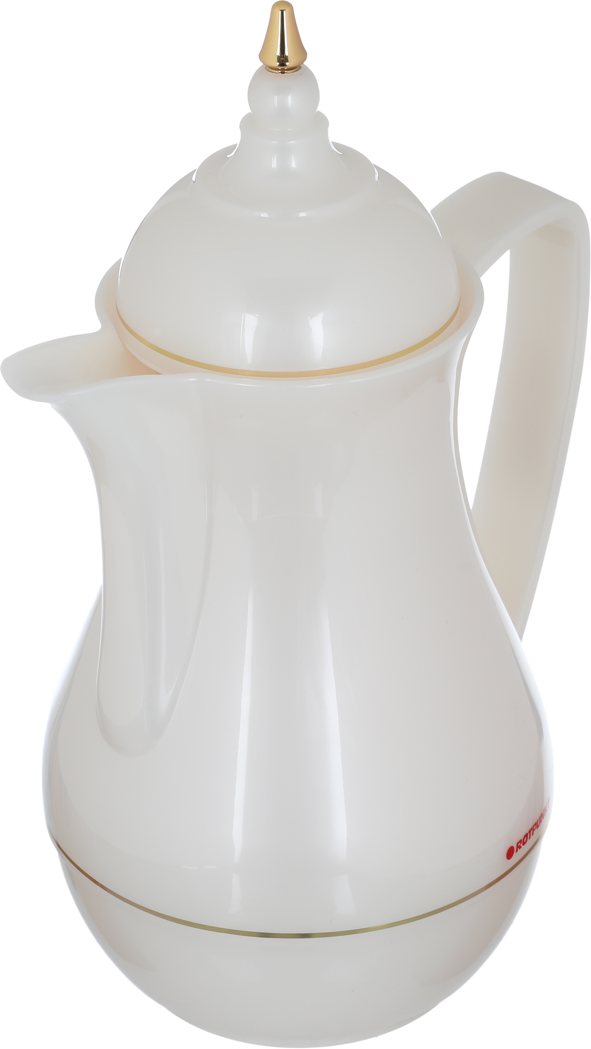 Rotpont thermos, 1 liter, glass inner container, plastic outer shell - white product image 3
