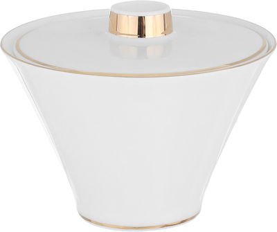Alsaif Gallery Porcelain Dinner Set, 65 Pieces, Gold-White Rim product image 6