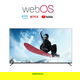 تلفزيون بدون اطار سمارت كي ام سي، 55 بوصة، 4K، ريسيفر داخلي، نظام ويب اوس، KWS55U02 - اسود product image 2